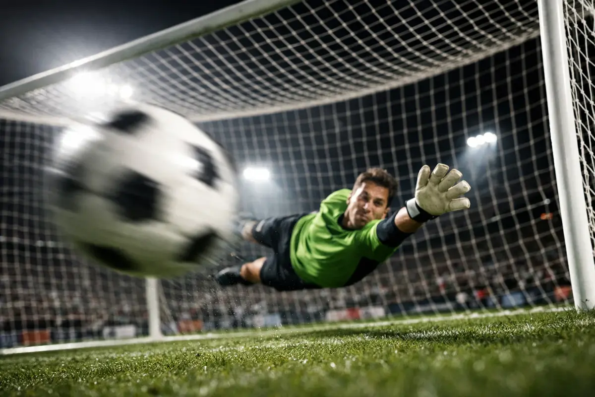 Voetbalmoment dat odds beïnvloedt tijdens live wedstrijd