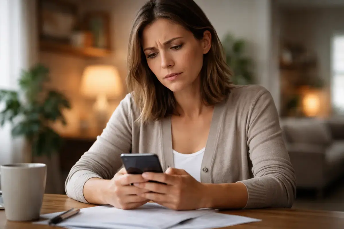 Persoon twijfelt over cash-out beslissing